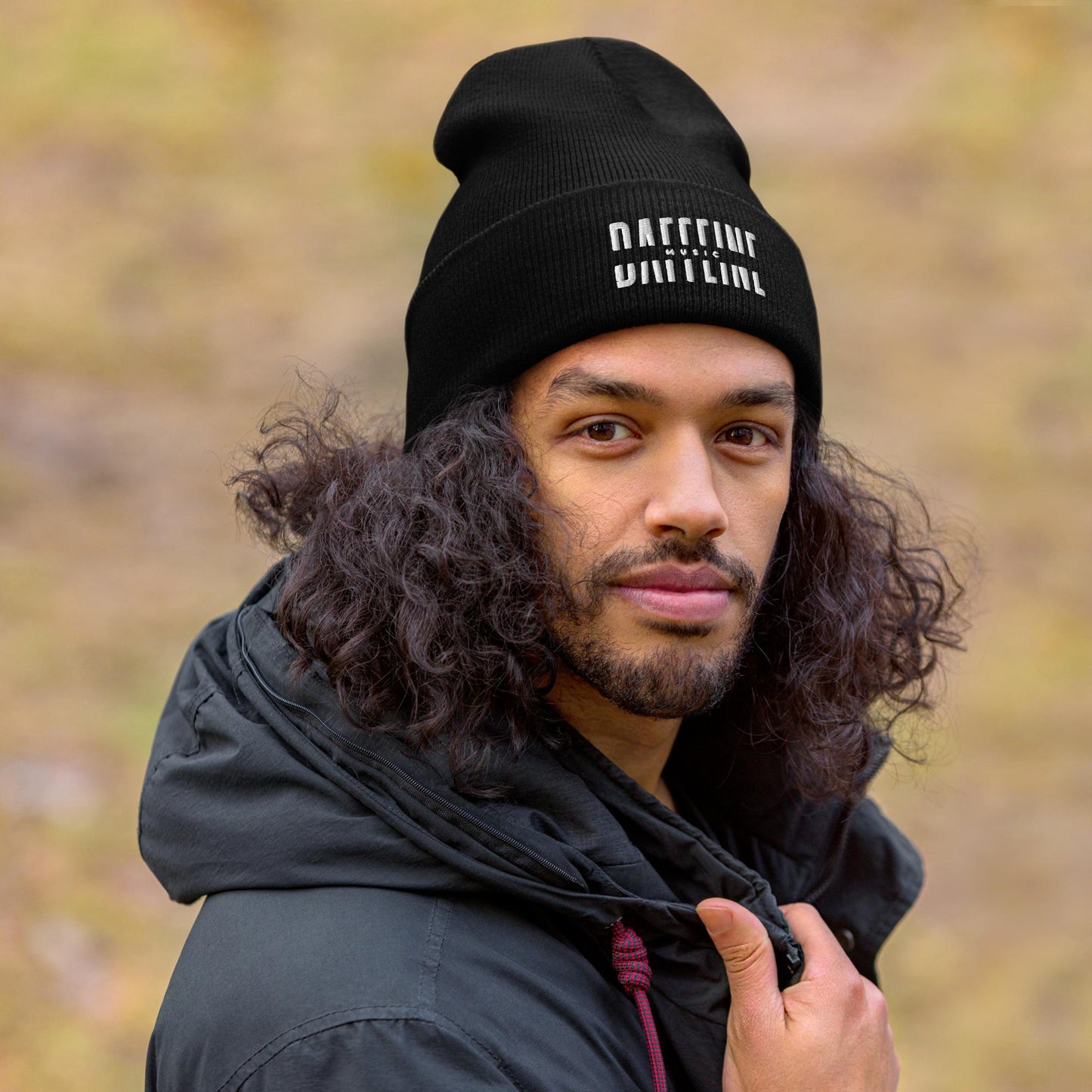 Daffeine Music Cuffed Beanie