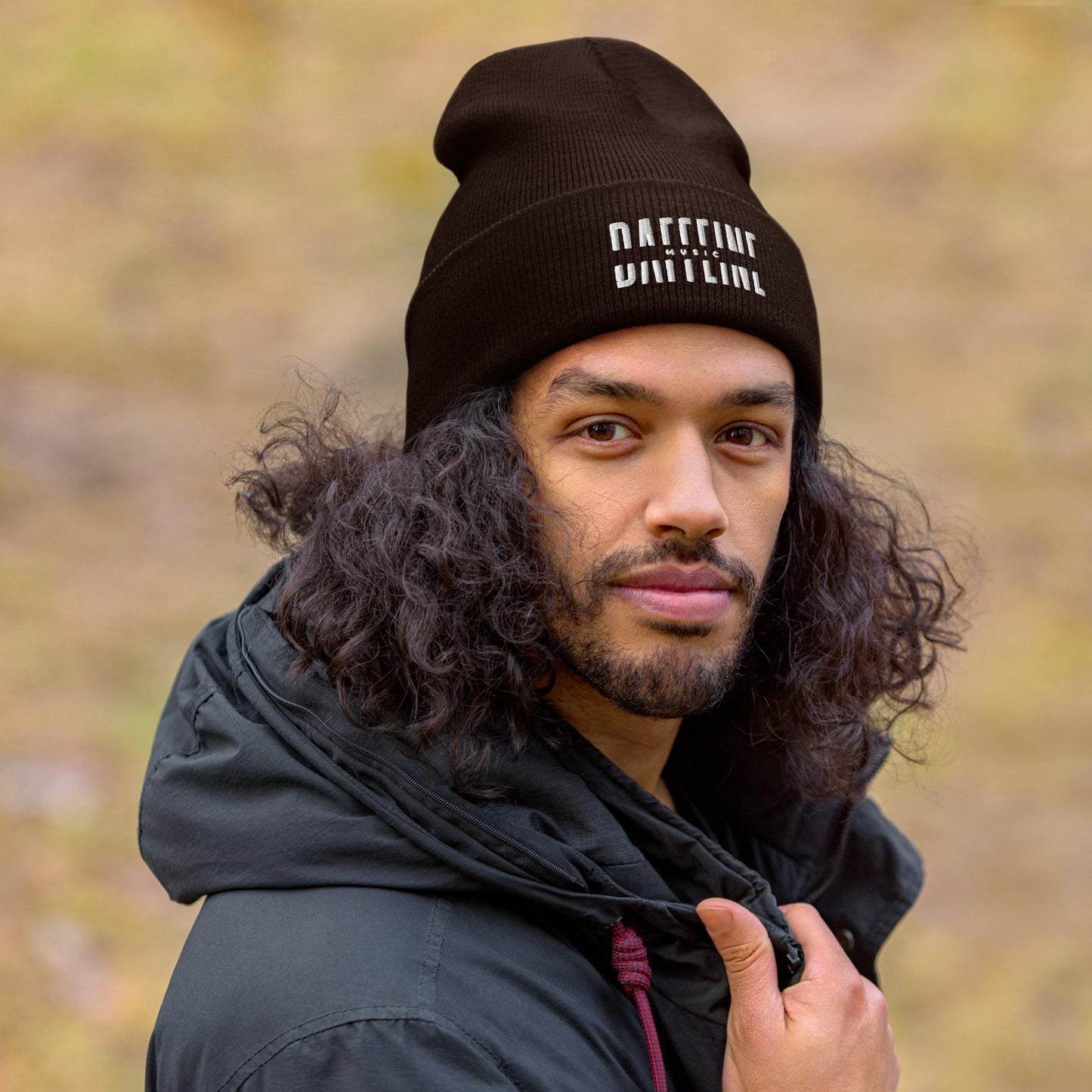 Daffeine Music Cuffed Beanie