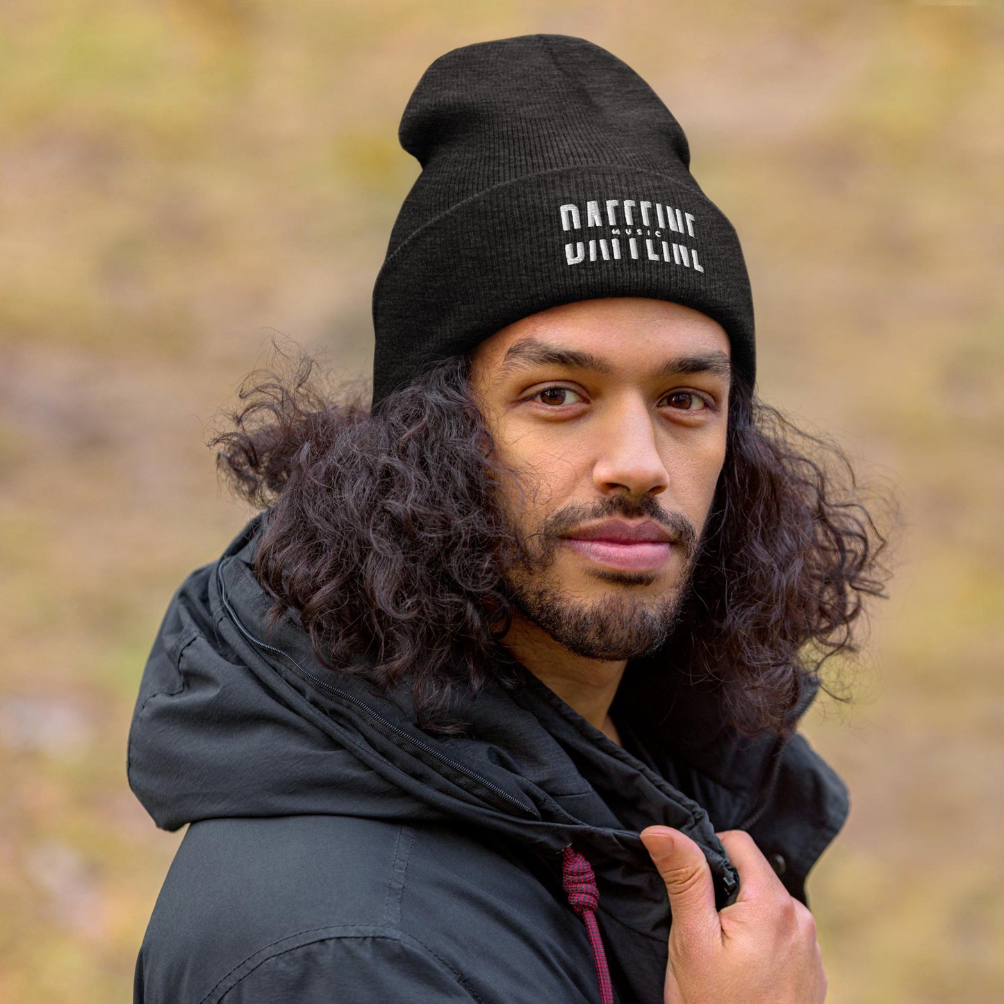 Daffeine Music Cuffed Beanie