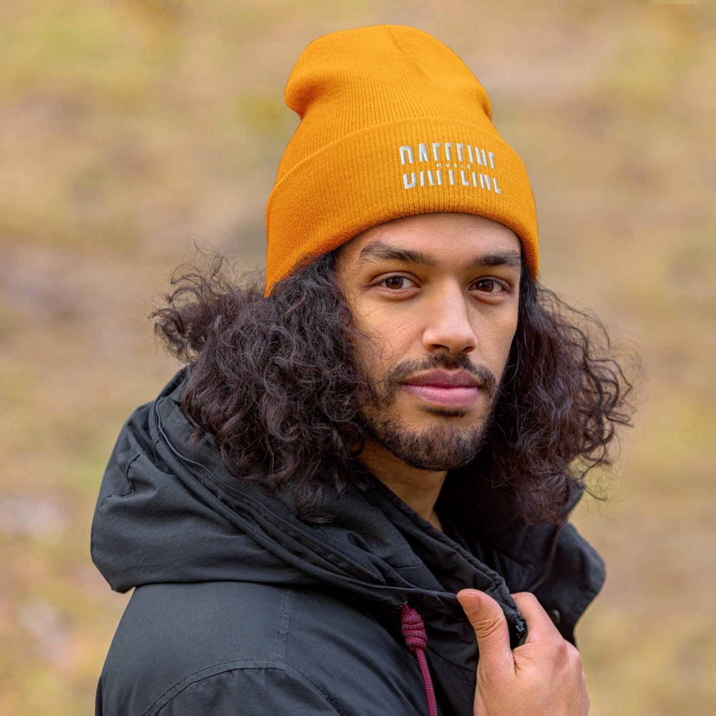 Daffeine Music Cuffed Beanie