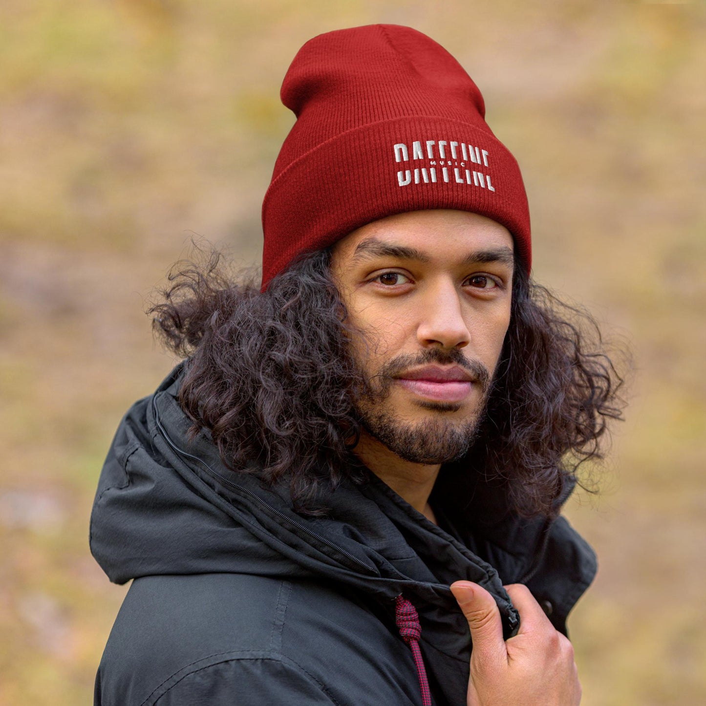 Daffeine Music Cuffed Beanie