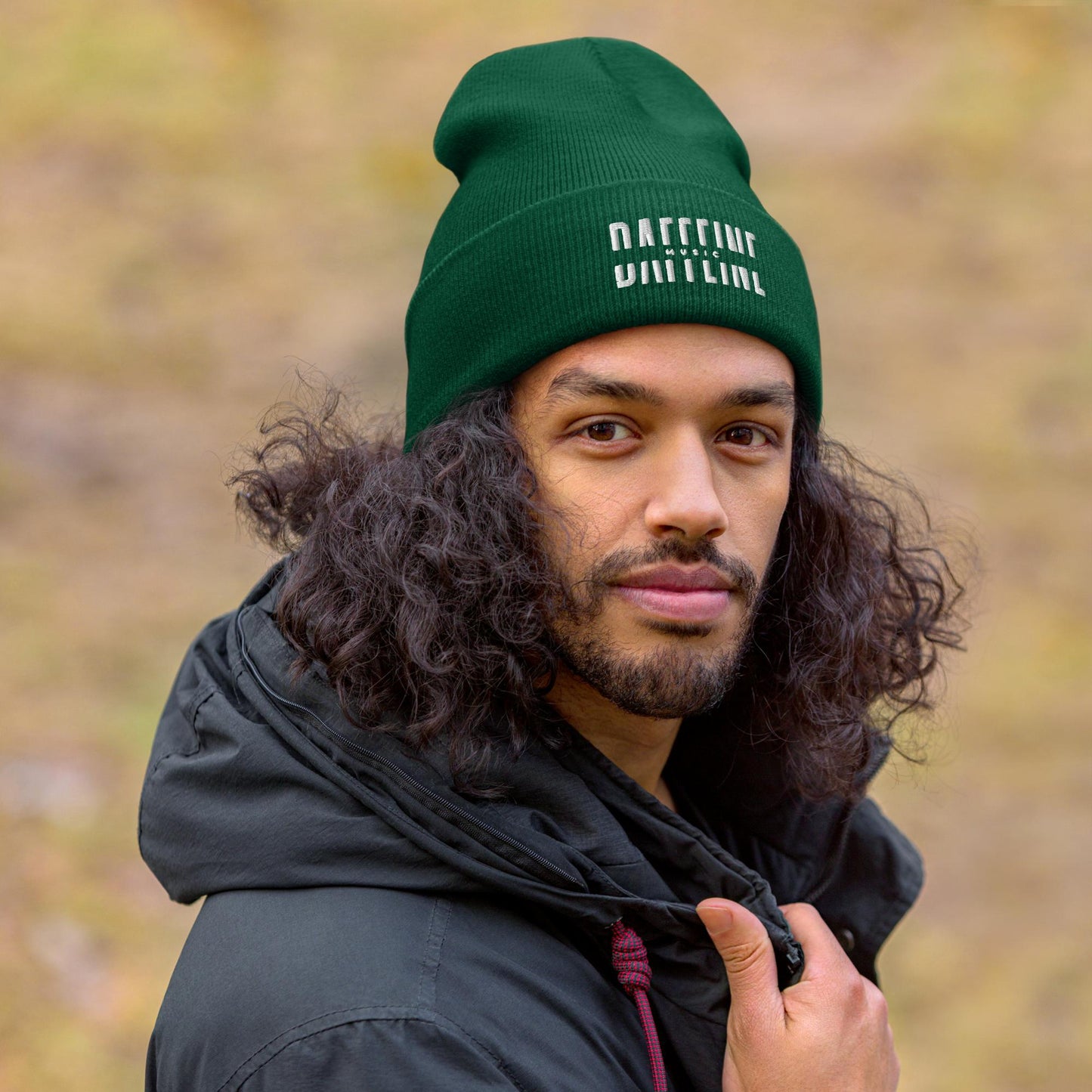 Daffeine Music Cuffed Beanie