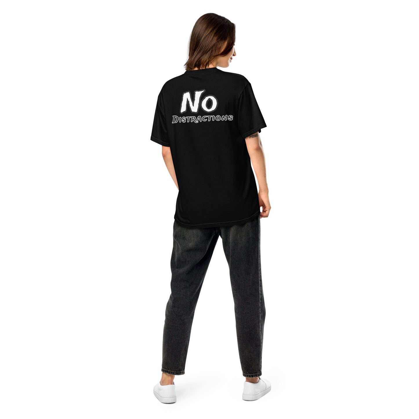 "No Distractions" Heavyweight T-shirt