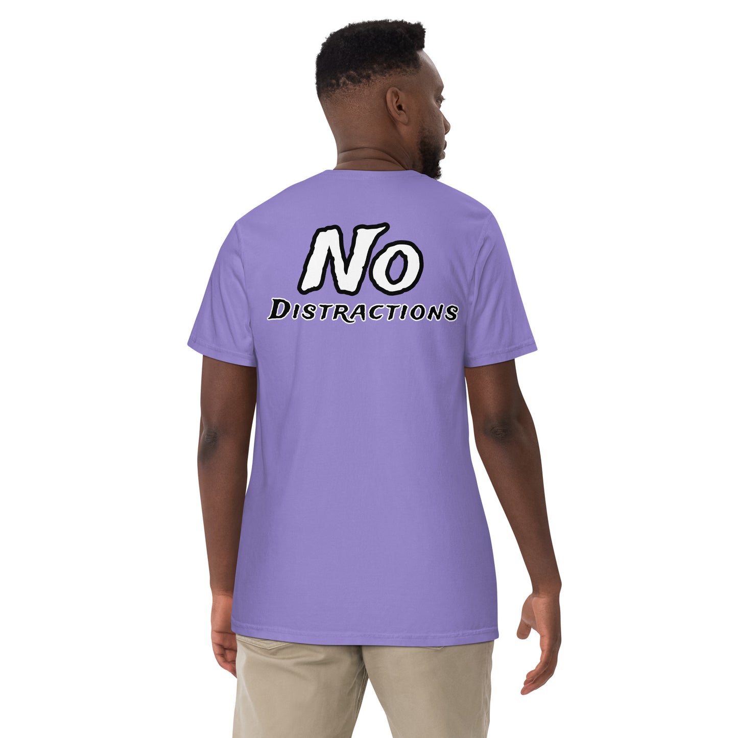 "No Distractions" Heavyweight T-shirt