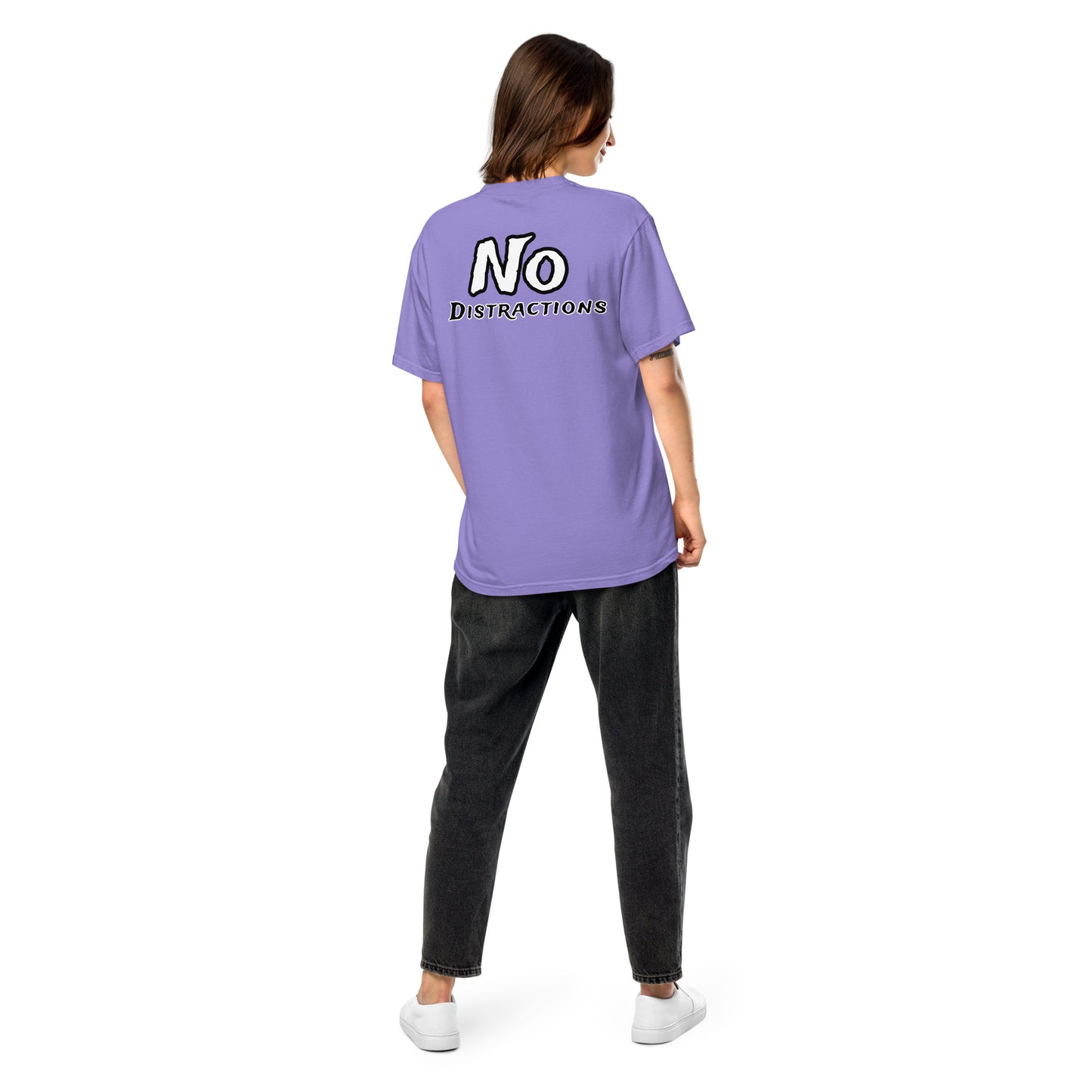 "No Distractions" Heavyweight T-shirt