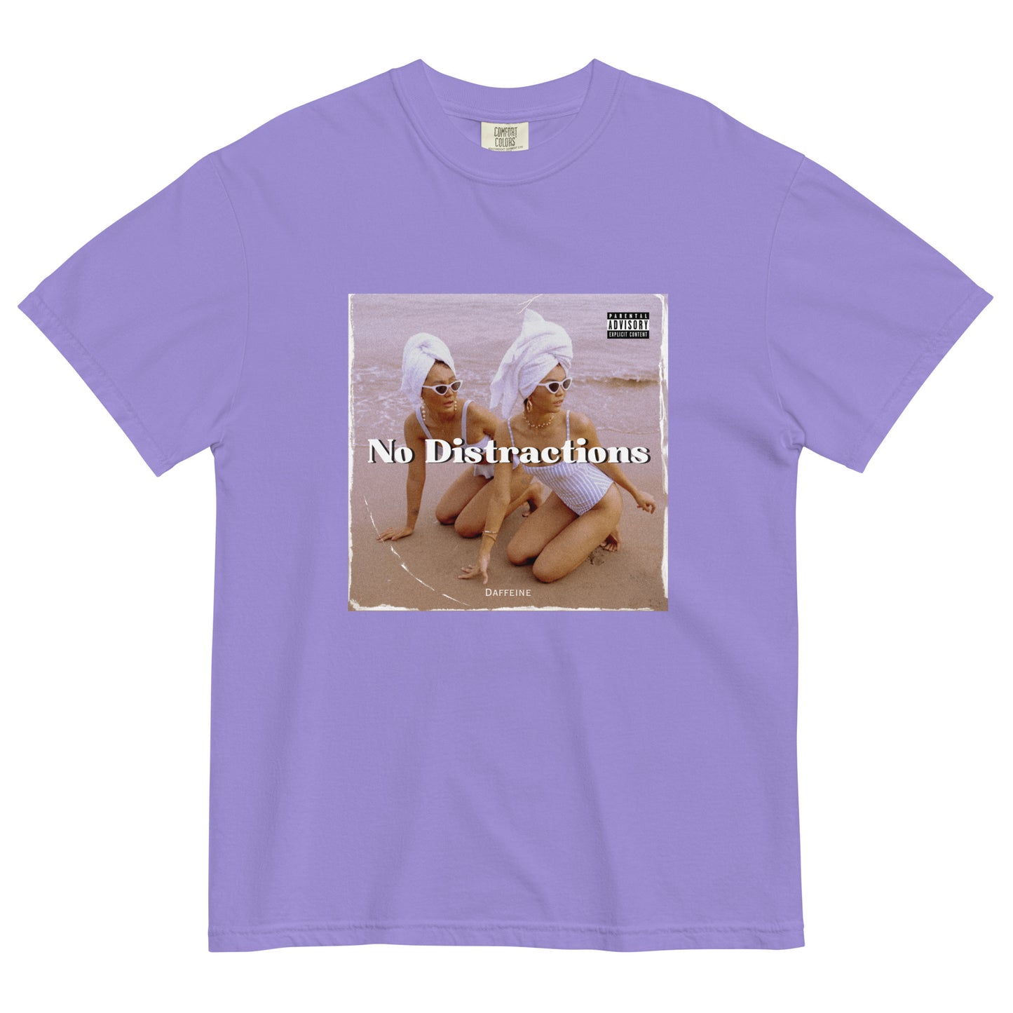 "No Distractions" Heavyweight T-shirt