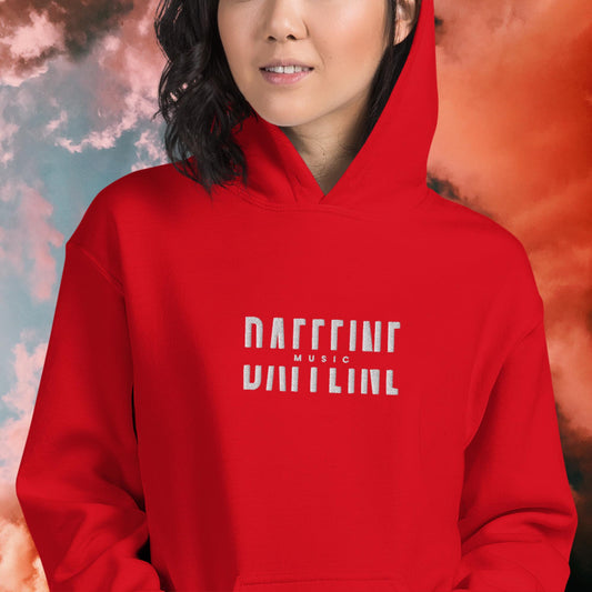 Daffeine Music Minimal Embroidered Hoodie