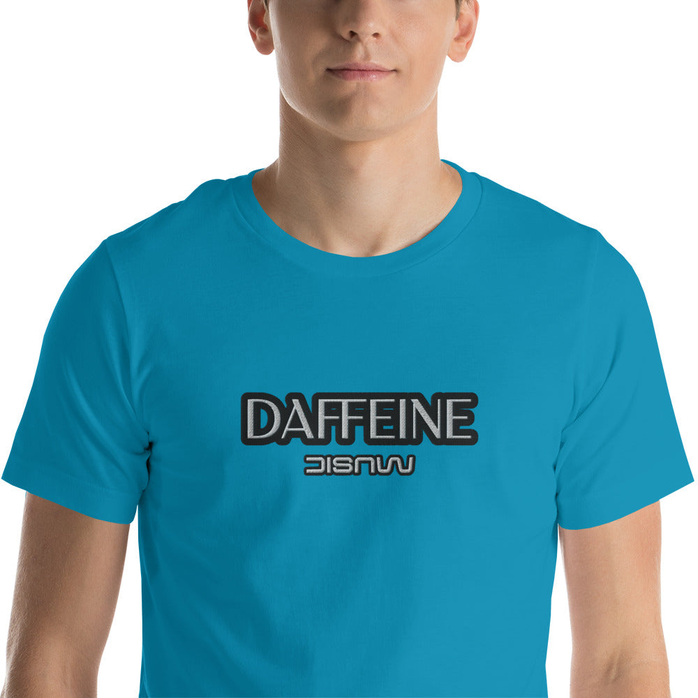 "Daffeine Music" Embroidered Tee