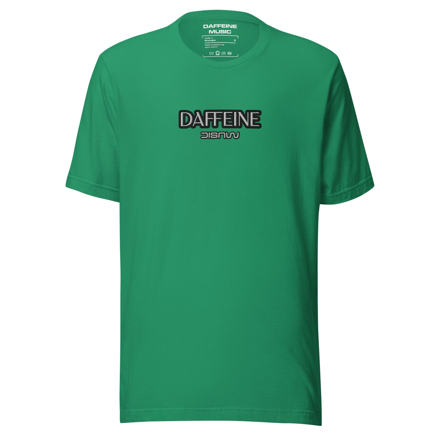 "Daffeine Music" Embroidered Tee