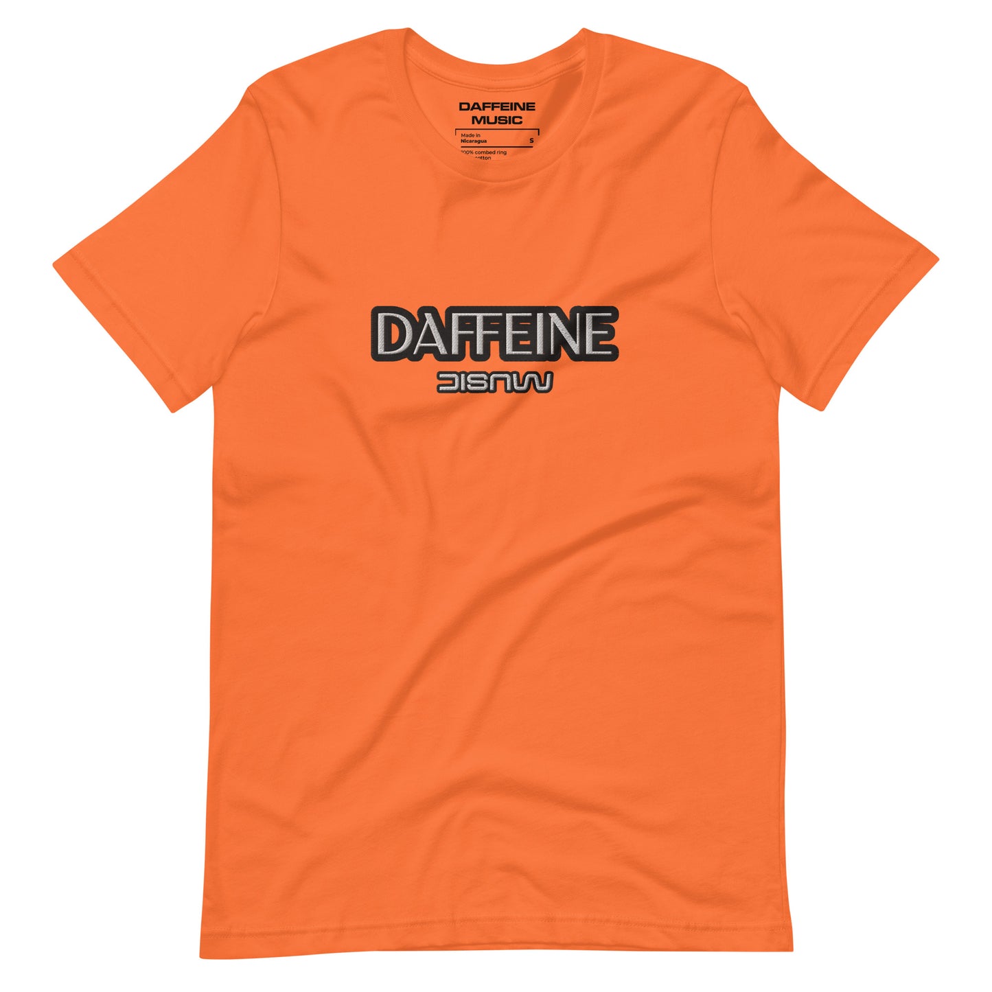 "Daffeine Music" Embroidered Tee