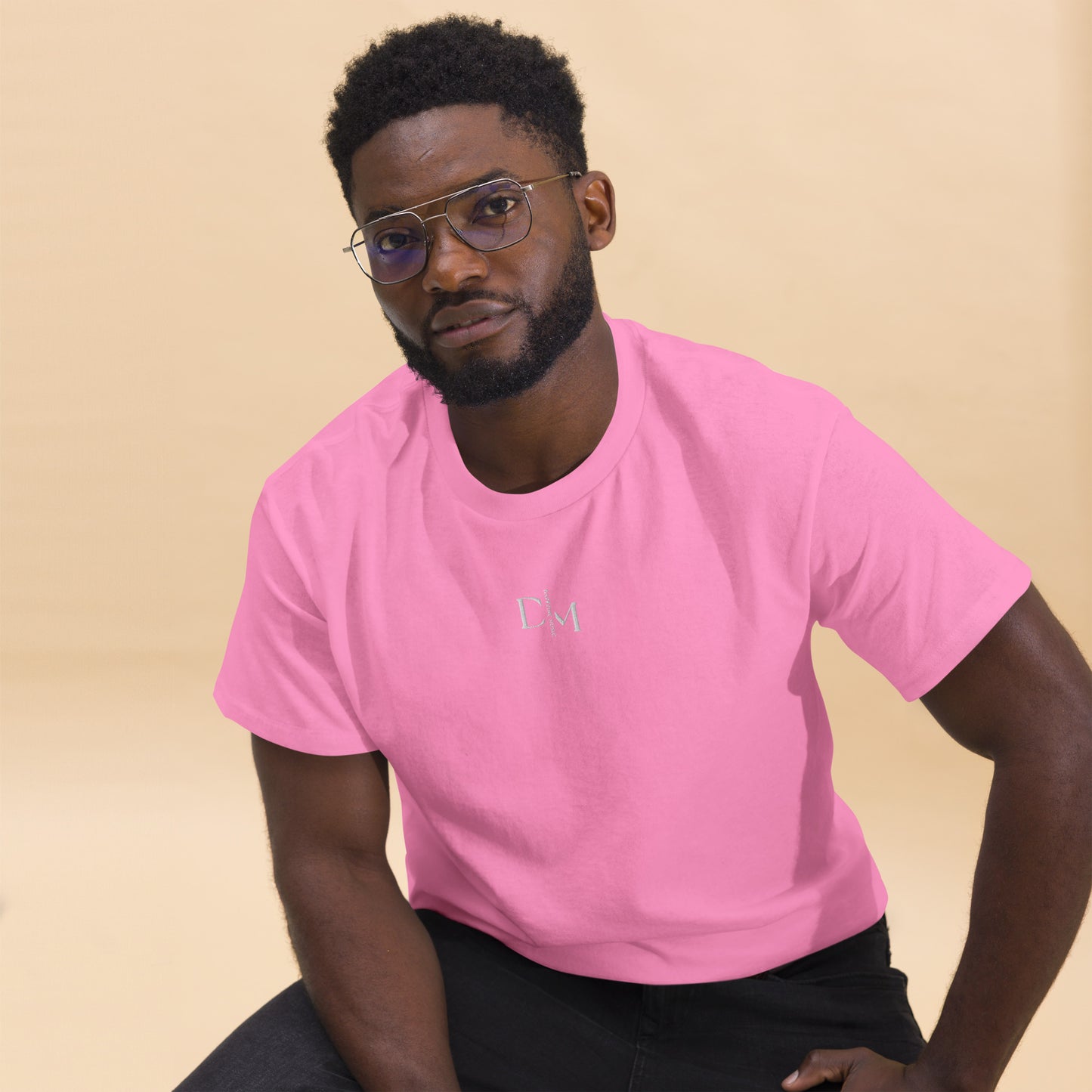 “Daffeine Music” Embroidered Logo Tee