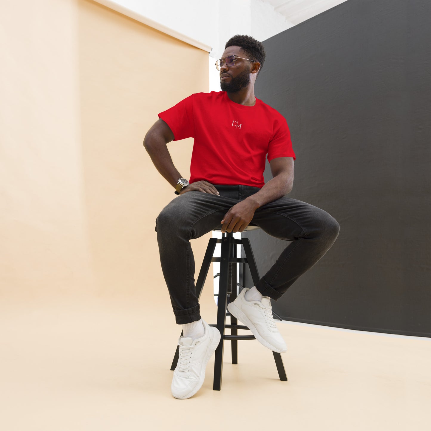 “Daffeine Music” Embroidered Logo Tee