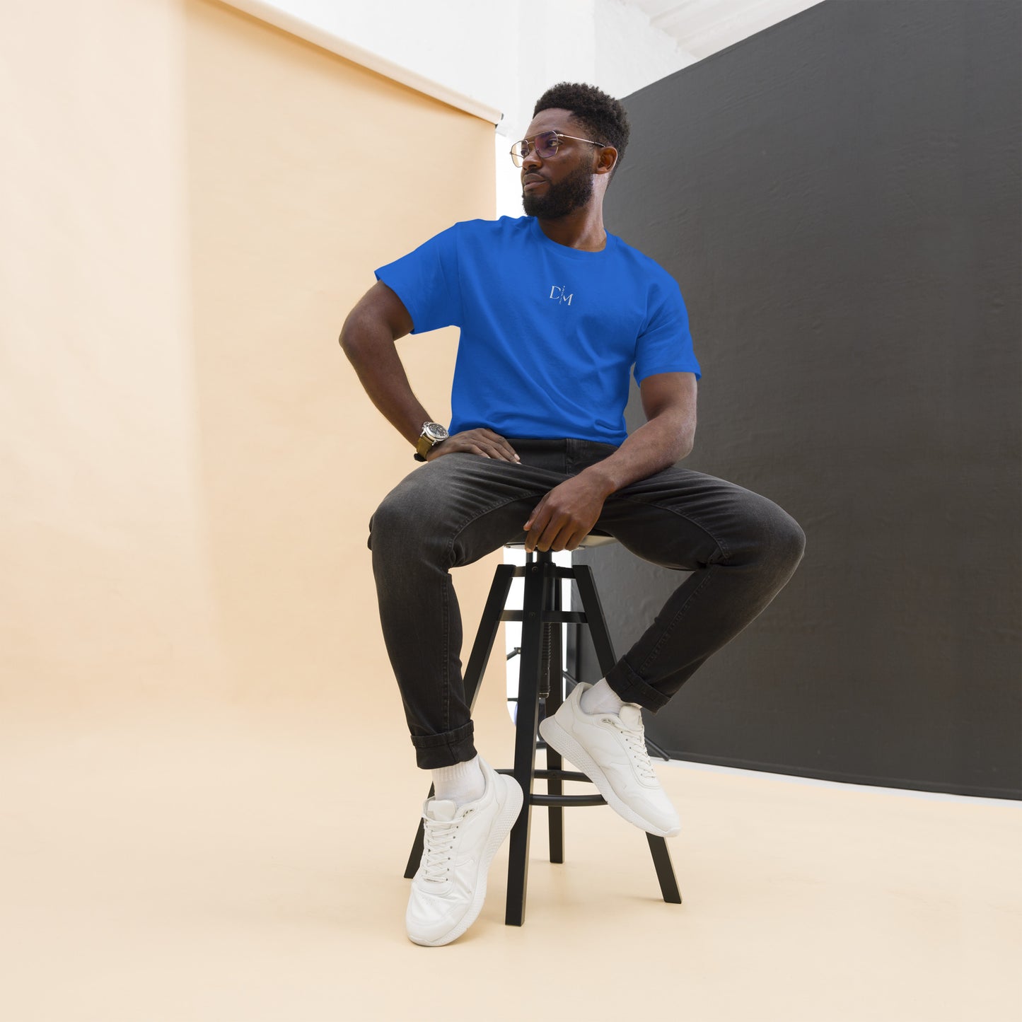 “Daffeine Music” Embroidered Logo Tee