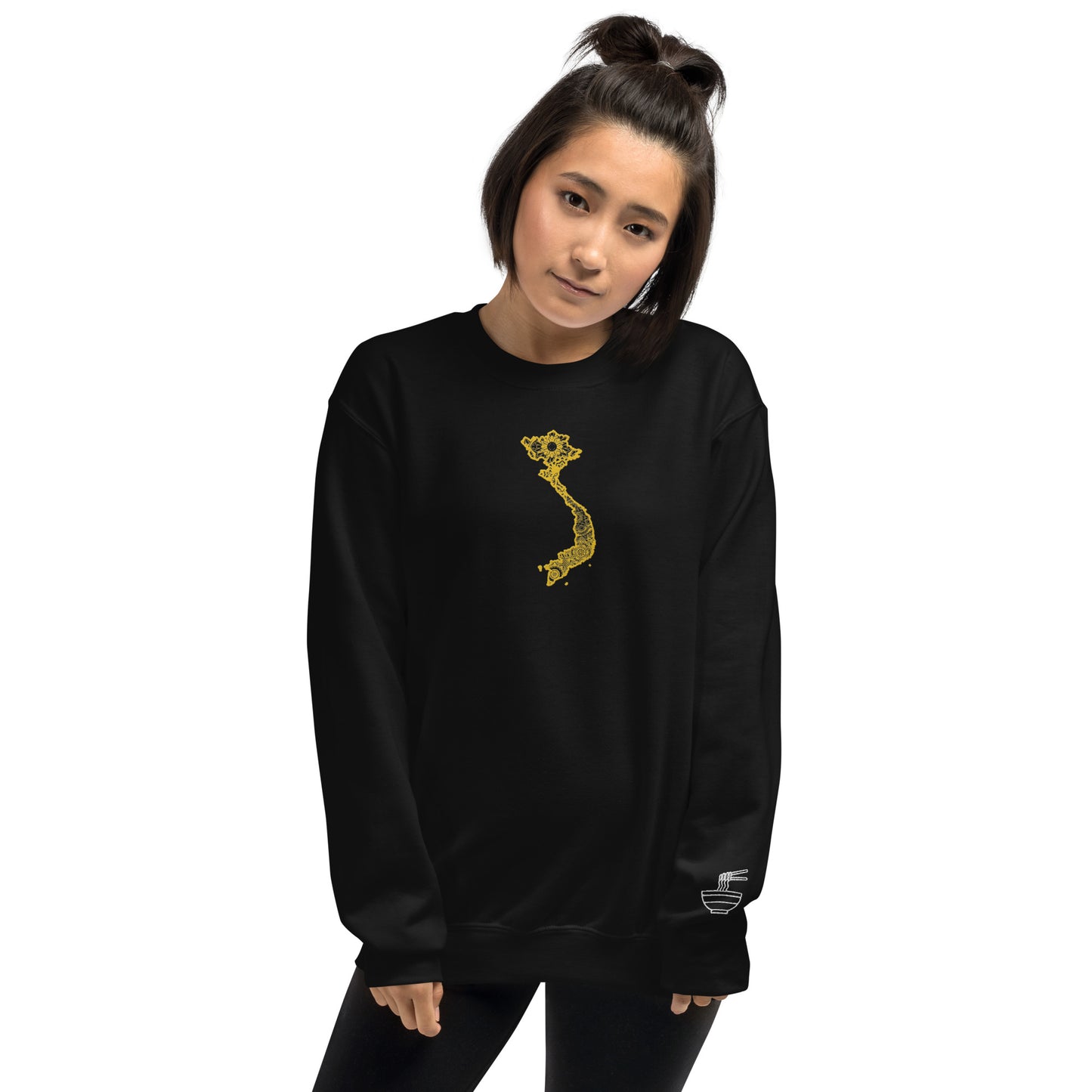 "Vietnam" Embroidered Crewneck Sweatshirt