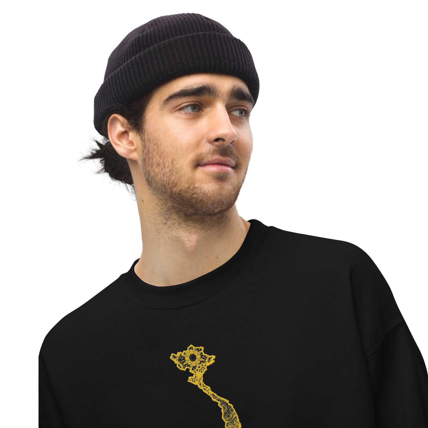 "Vietnam" Embroidered Crewneck Sweatshirt