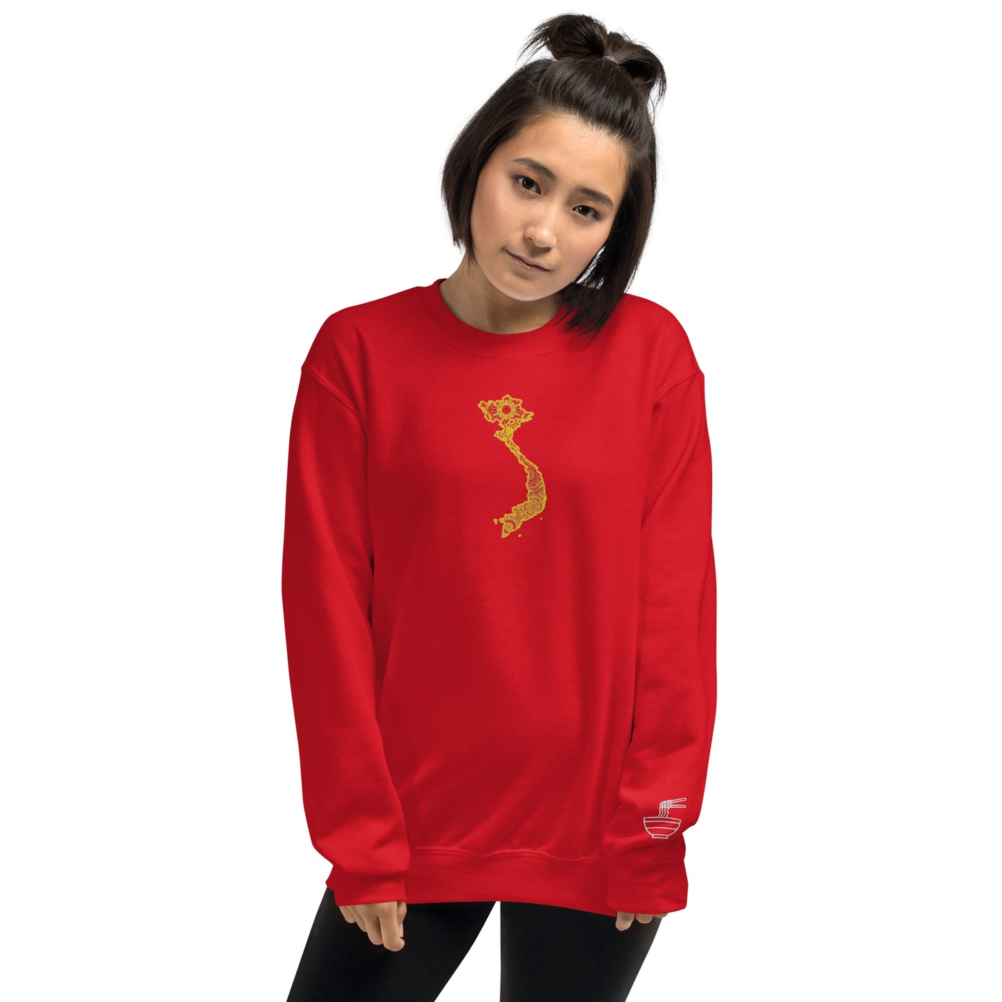 "Vietnam" Embroidered Crewneck Sweatshirt