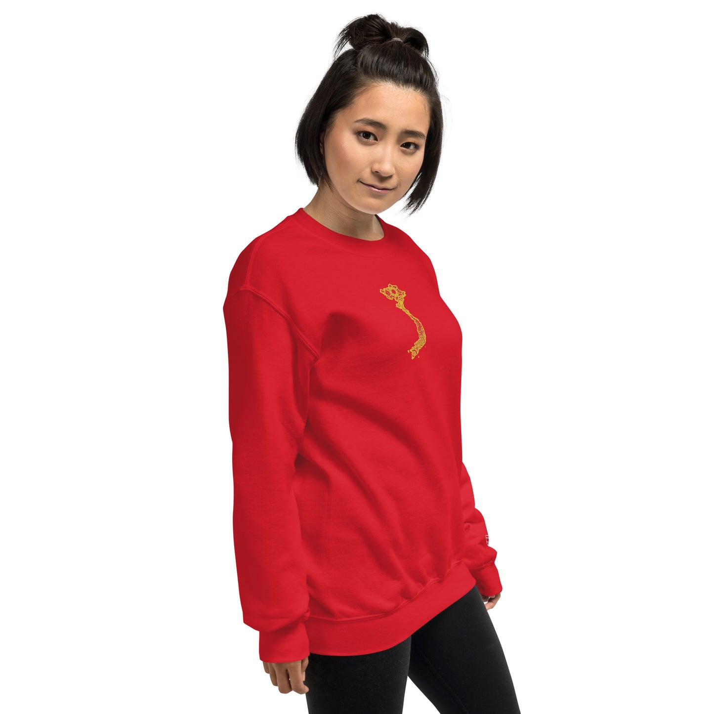 "Vietnam" Embroidered Crewneck Sweatshirt