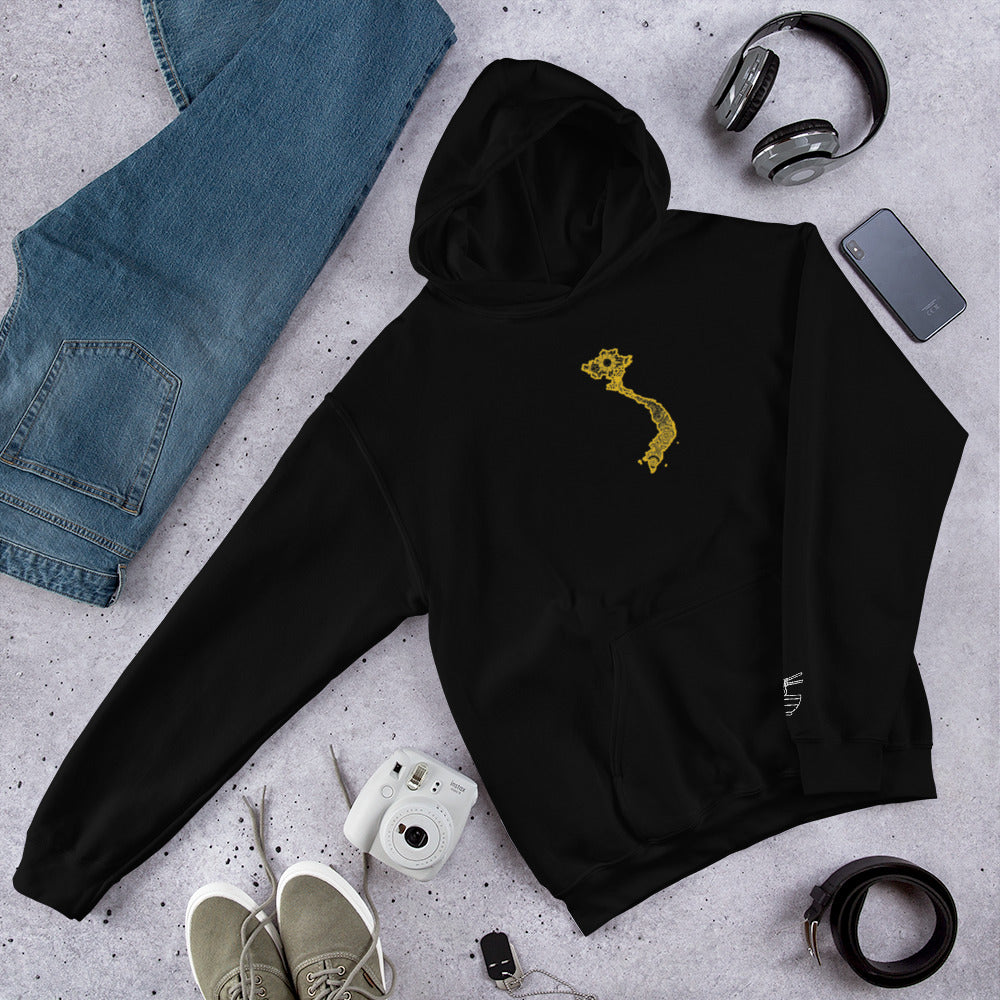 “Vietnam” Embroidered Hoodie