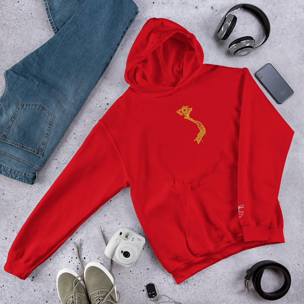 “Vietnam” Embroidered Hoodie