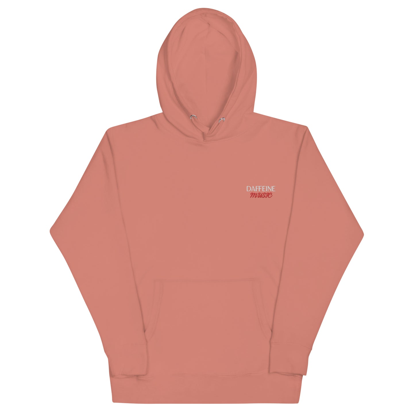 "Daffeine Music" Embroidered Hoodie