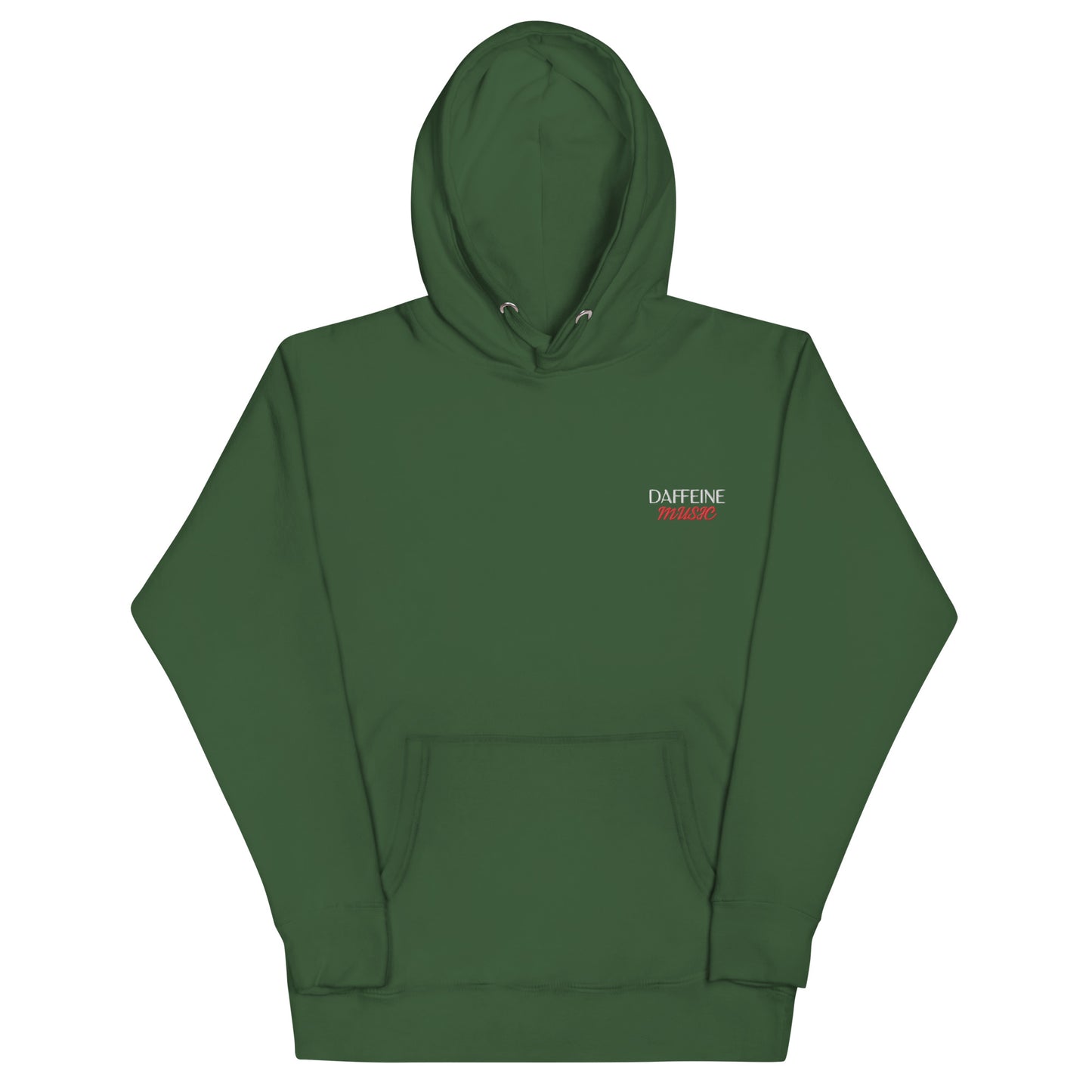"Daffeine Music" Embroidered Hoodie