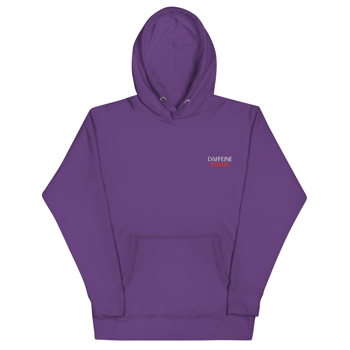 "Daffeine Music" Embroidered Hoodie