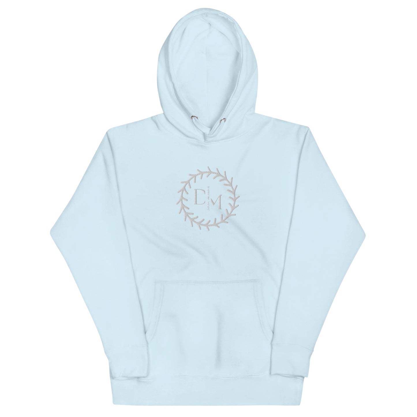 "Daffeine Music" Embroidered Ring Logo Hoodie