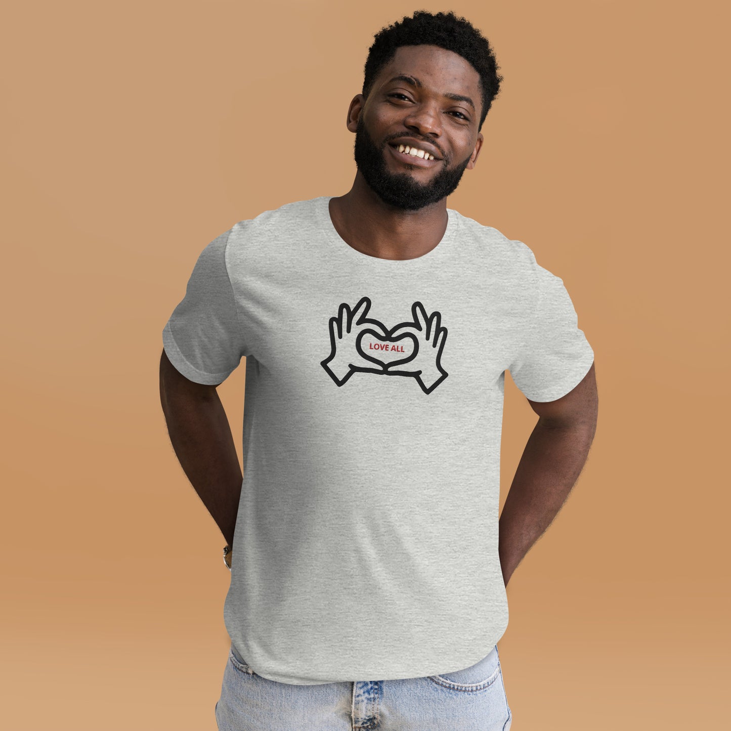 "Love All" Embroidered Tee