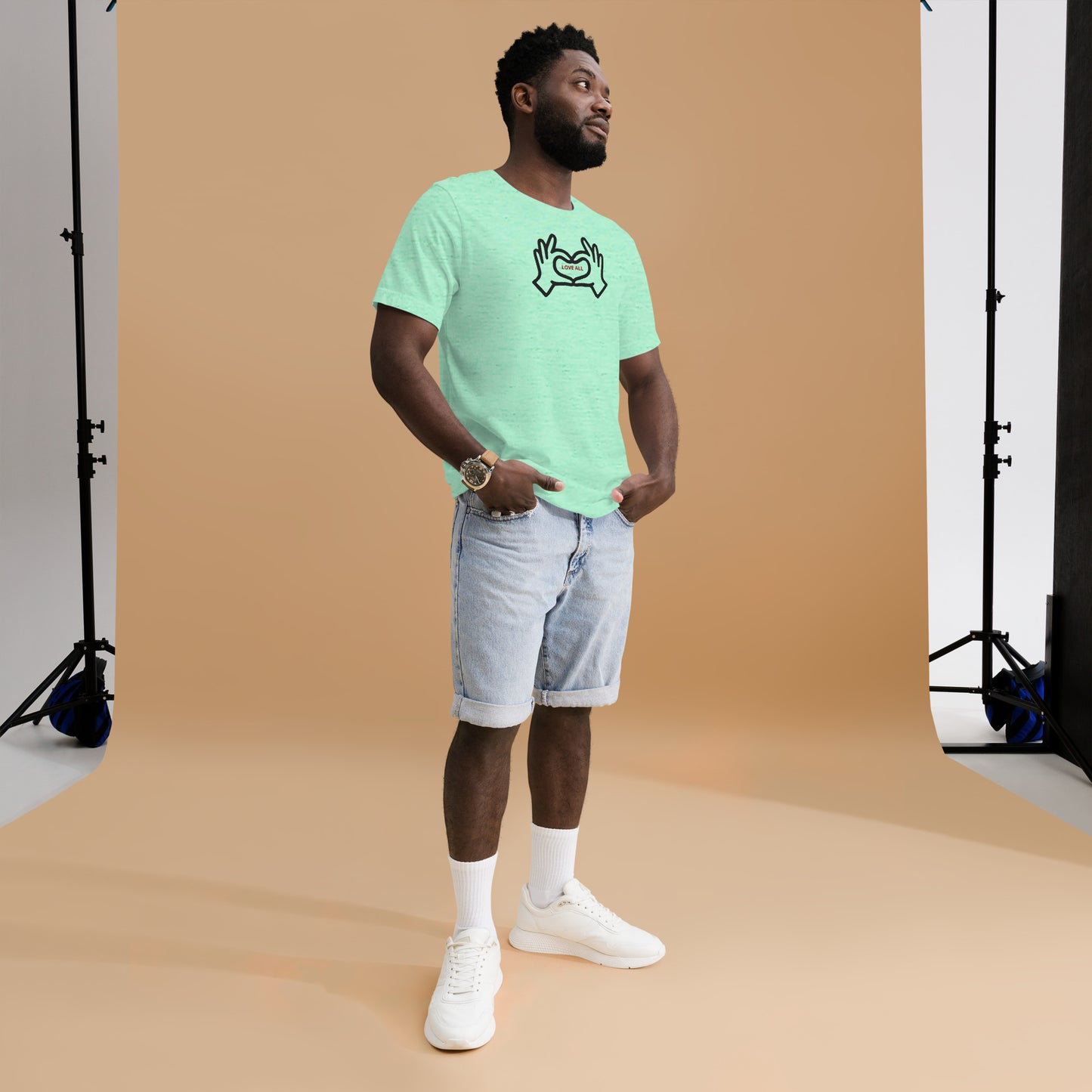 "Love All" Embroidered Tee