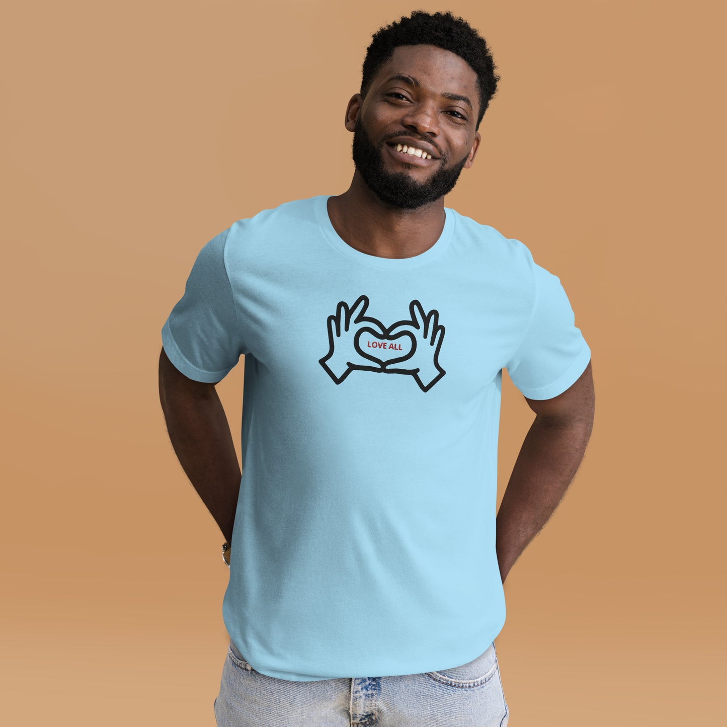 "Love All" Embroidered Tee