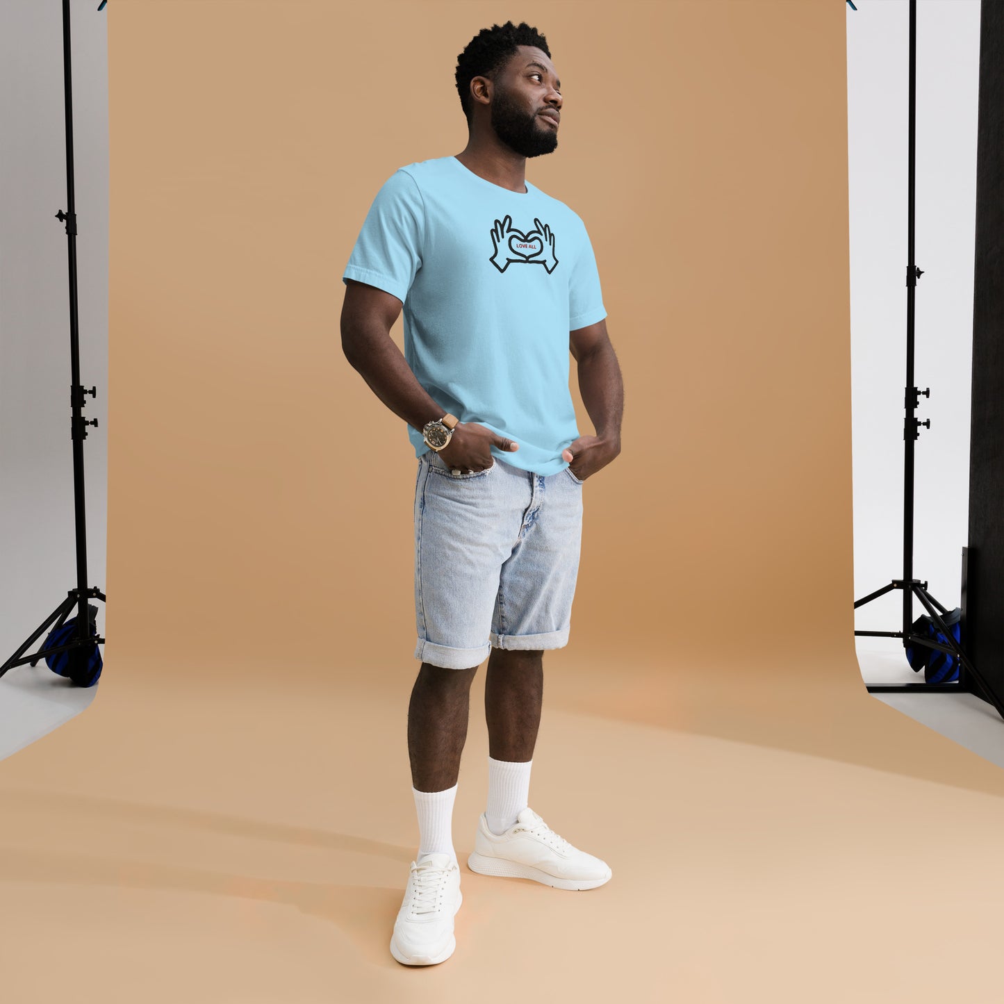 "Love All" Embroidered Tee