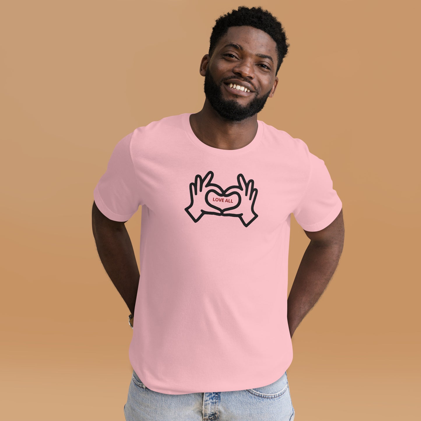 "Love All" Embroidered Tee
