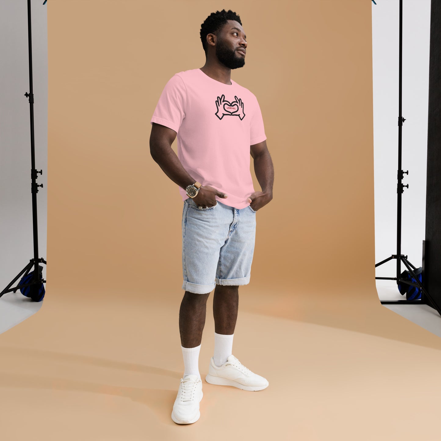 "Love All" Embroidered Tee