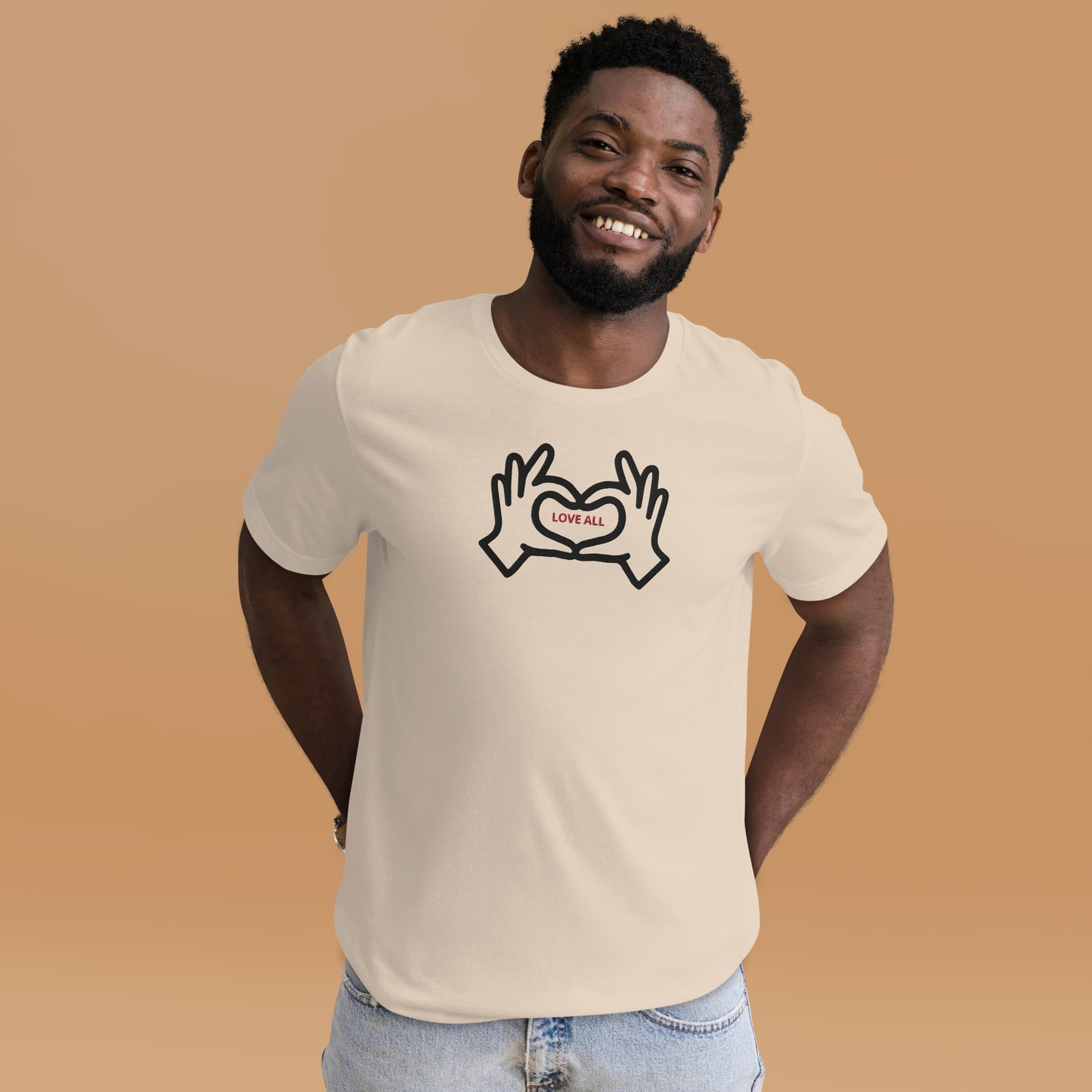 "Love All" Embroidered Tee