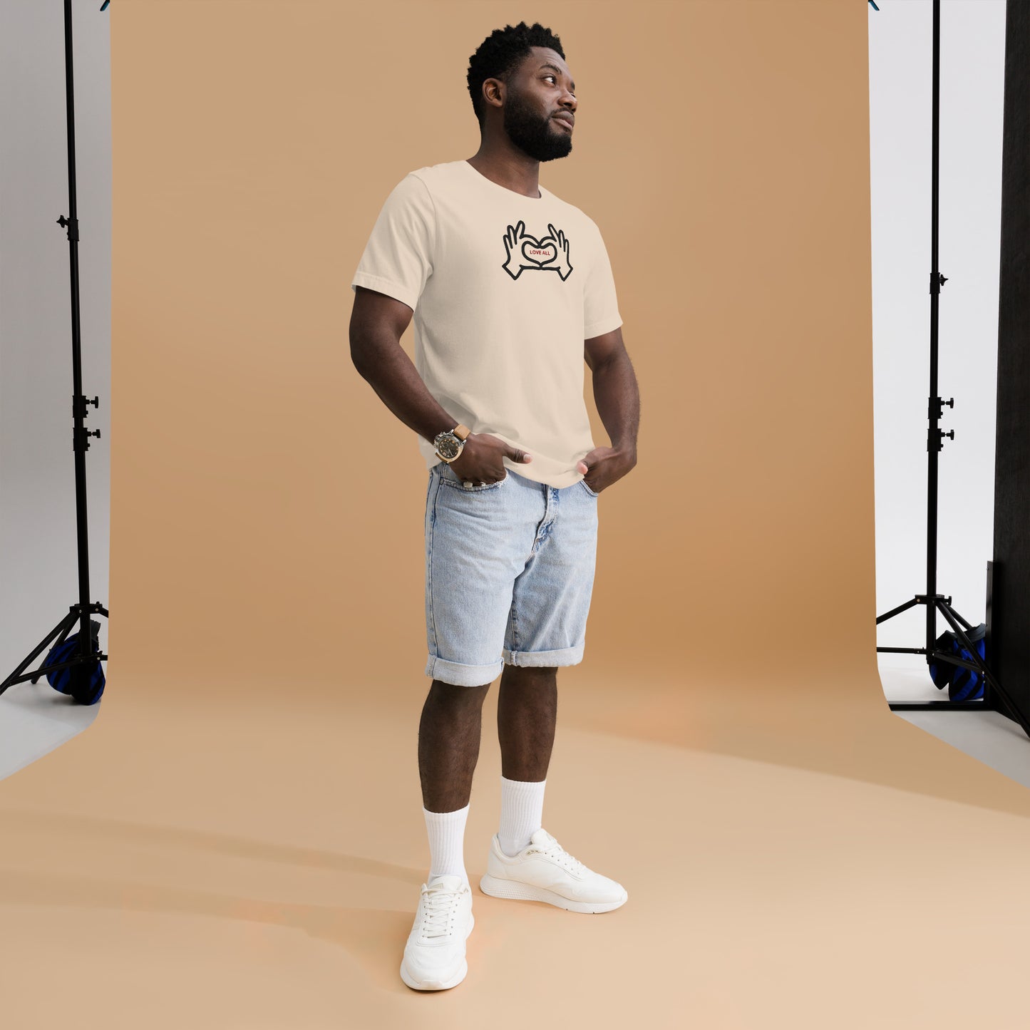 "Love All" Embroidered Tee