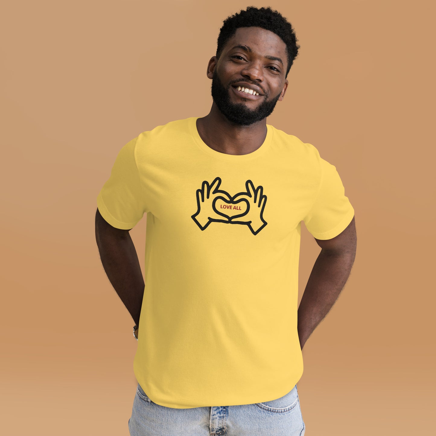 "Love All" Embroidered Tee