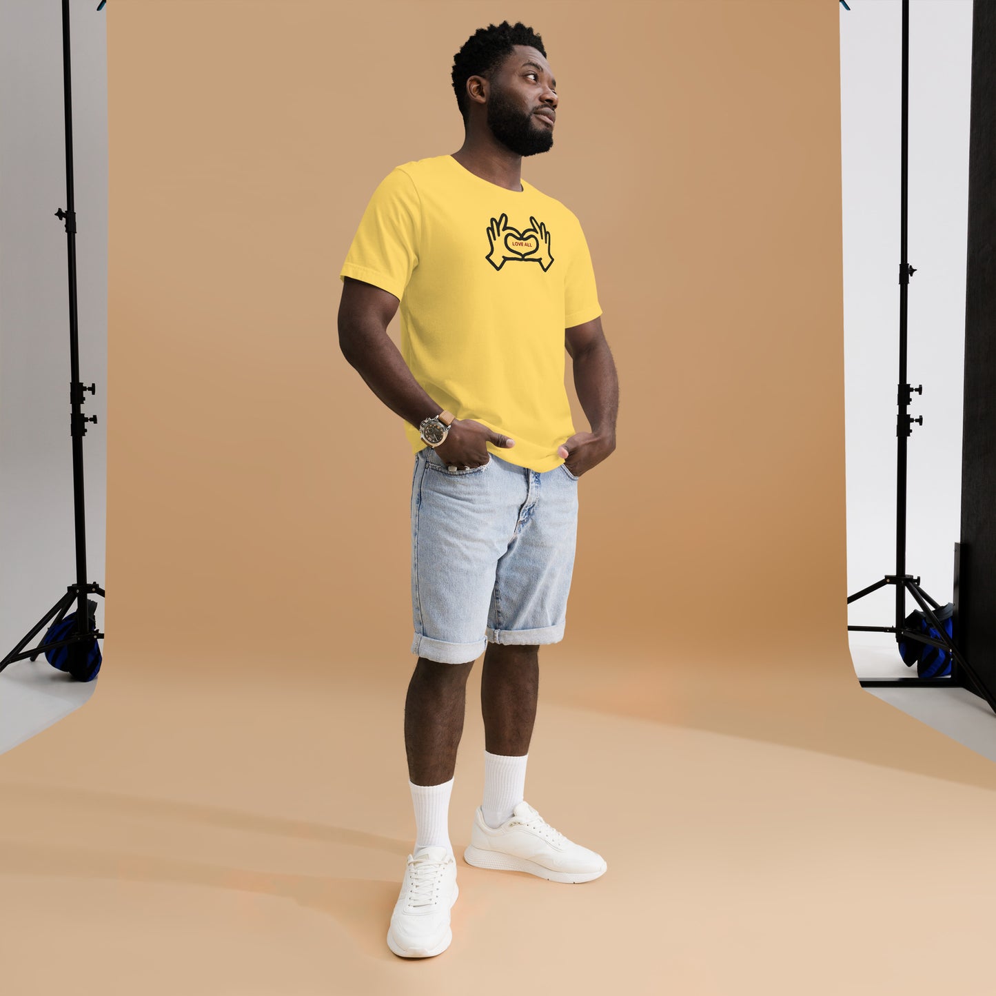 "Love All" Embroidered Tee
