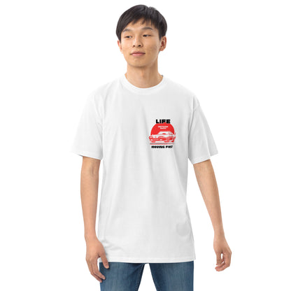 "Life Moving Fast" Retro Car T-shirt (W)