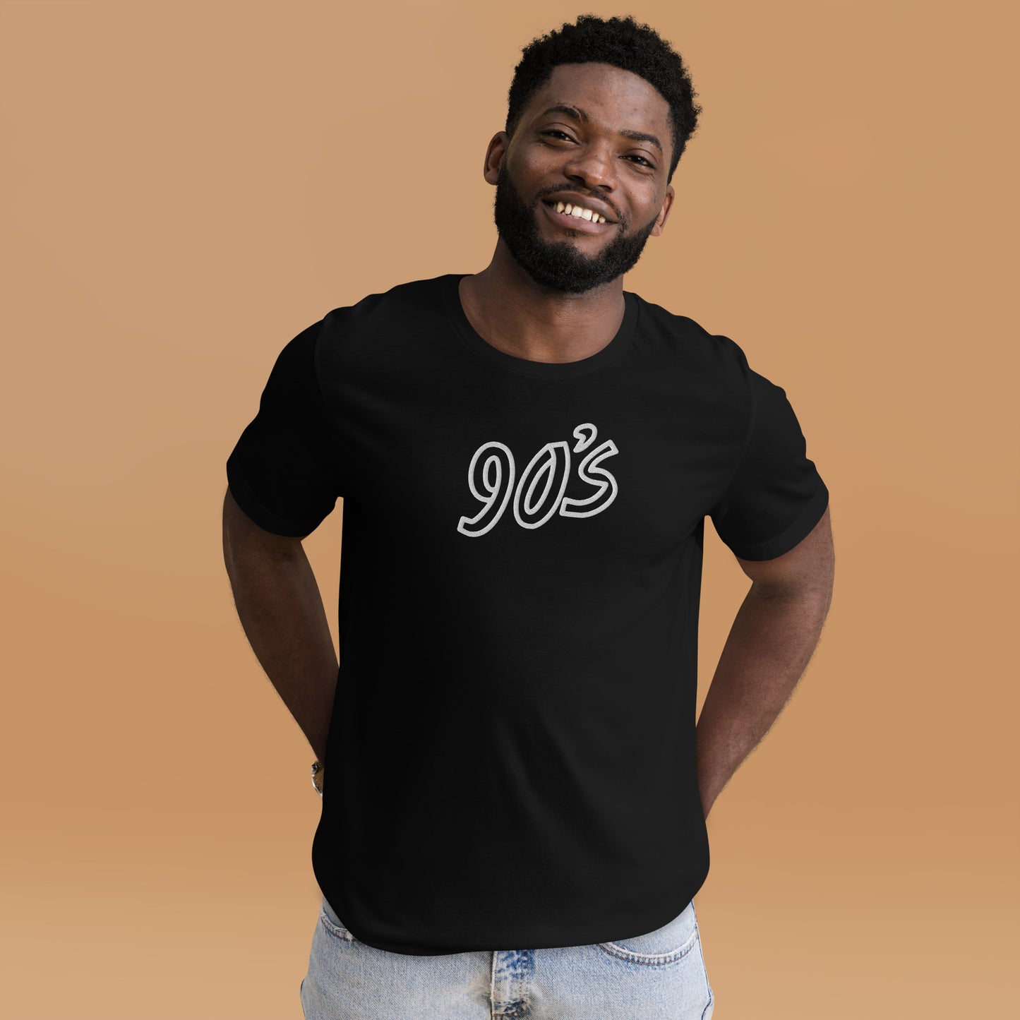 "90's" Embroidered Tee